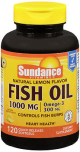 Sundance Fish Oil 1000 mg Quick Release Softgels Natural Lemon Flavor