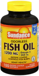 Sundance Vitamins Odorless Fish Oil 1200 mg /Omega-3 360 mg Softgels 100 CP