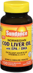 Sundance Norwegian Cod Liver Oil with EPA/DHA Quick Release Softgels