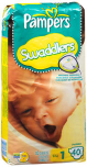 Pampers Swaddlers New Baby Diapers Size 1