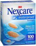 Nexcare Waterproof Bandages Assorted Sizes