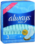 Always Maxi Pads with Flexi-Wings Size 3 Jumbo Pack Extra Long Super