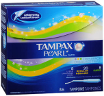 Tampax Pearl Plastic Tampons Triple Pack Unscented