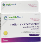 Health Mart Motion Sickness Relief Tablets Less Drowsy Formula