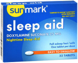 Sunmark Sleep Aid 25 mg Tablets
