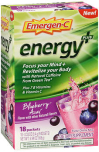 Emergen-C Energy+ Fizzy Drink Mix Packets Blueberry-Acai