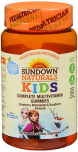 Sundown Naturals Kids Frozen Complete Multivitamin Gummies Strawberry Watermelon Raspberry