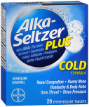 Alka-Seltzer Plus Cold Formula Effervescent Tablets Sparkling Original 20 TB