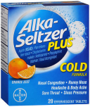 Alka-Seltzer Plus Cold Formula Effervescent Tablets Orange Zest