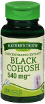 Nature's Truth Concentrated Extract Black Cohosh 540 mg Herbal Supplement Quick Release Capsules