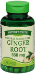 Nature's Truth Ginger Root 550 mg Herbal Supplement Capsules