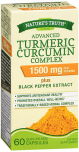 Nature's Truth Advanced Turmeric Curcumin Complex 1500 mg per Serving Capsules