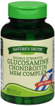 Nature's Truth Double Strength Glucosamine Chondroitin MSM Complex Dietary Supplement Coated Caplets