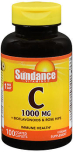 Sundance Vitamin C 1000 mg + Bioflavonoids & Rose Hips Coated Caplets