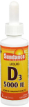 Sundance Vitamins D3 5000 IU Liquid