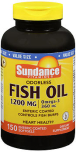 Sundance Vitamins Odorless Fish Oil 1200 mg /Omega-3 360 mg Softgels 150 CP