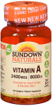 Sundown Naturals Vitamin A 2400 mcg Softgels