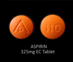 ASPIRIN 325 MG EC TAB RELI 100