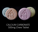 CALC CARB 500MG CHW RELI1 150