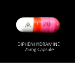 DIPHENHYDRMN25MG CP RELI100