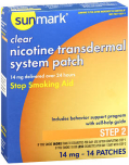 Sunmark Clear Nicotine Transdermal System Patches 14 mg Step 2