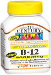 21st Century B-12 5000 mcg Tablets Sublingual