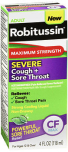 Robitussin Adult Maximum Strength Severe Cough + Sore Throat Relief