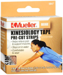 Mueller Kinesiology Tape Pre-Cut Strips Beige 6847