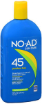 NO-AD Sun Care Sunscreen Lotion SPF 45