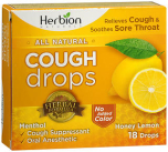 Herbion Naturals Cough Drops Honey Lemon Flavor