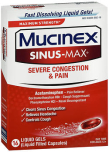 Mucinex Sinus-Max Severe Congestion and Pain Liquid Gels