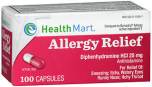 Health Mart Allergy Relief Capsules 100 CP