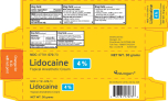 LIDOCAINE T A CRM 4% ALV 15G@