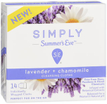 Simply Summer's Eve Cleansing Cloths Lavender + Chamomile