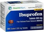 Health Mart Ibuprofen 200 mg Coated Tablets 50 TB