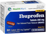 Health Mart Ibuprofen 200 mg Coated Caplets 50 CP