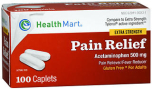 Health Mart Pain Relief Caplets Extra Strength 100 CP