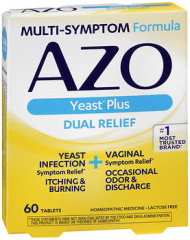 Azo Yeast Plus Tablets - 60 each