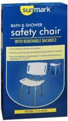 BATH BENCH BACK AD SM 114-4435