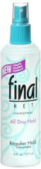 Final Net Hairspray Non-Aerosol Regular Hold Unscented - 8 oz