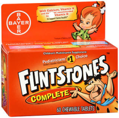 Flintstones Complete Children's Multivitamin, Tasti Smooth Chewable Tablets - 60 ct