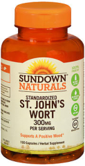 Sundown Naturals St. John's Wort 300 mg Capsules - 150 ct