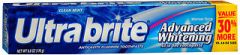 Ultra brite Advanced Whitening Toothpaste Clean Mint - 6 oz