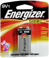 Energizer MAX Alkaline Battery 9 Volt