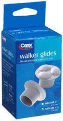 Carex Walker Glides, 1-1/8 Inch Set