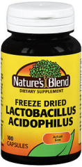 Nature's Blend Freeze Dried Lactobacillus Acidophilus Capsules