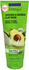 Freeman Feeling Beautiful Facial Clay Mask Avocado & Oatmeal - 6 oz