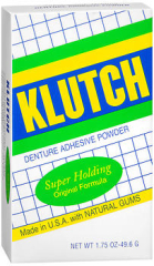 Klutch Denture Adhesive Powder Super Holding Original Formula