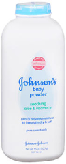 Johnson's Baby Powder Soothing Aloe & Vitamin E - 15 oz