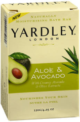 Yardley London Naturally Moisturizing Bath Bar Aloe & Avocado